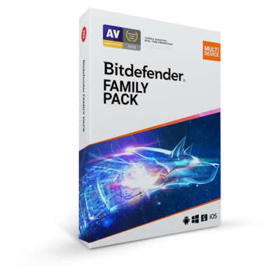 Bitdefender Family Pack 2023 – 15 Apparaten – 1 Jaar