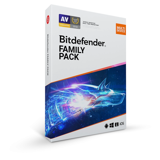 Bitdefender Family Pack 2023 – 15 Apparaten – 1 Jaar