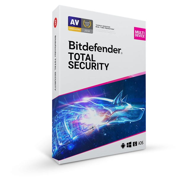 Bitdefender Total Security 2023 – 5 Apparaten – 1 Jaar
